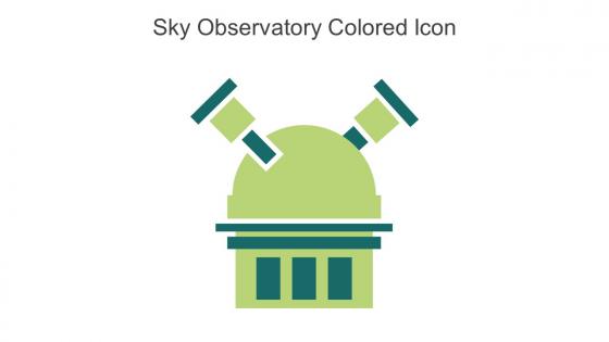 Sky Observatory Colored Icon In Powerpoint Pptx Png And Editable Eps Format