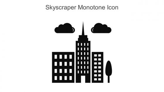 Skyscraper Monotone Icon In Powerpoint Pptx Png And Editable Eps Format