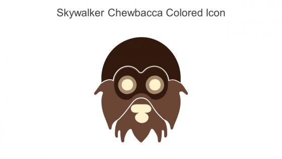Skywalker Chewbacca Colored Icon In Powerpoint Pptx Png And Editable Eps Format