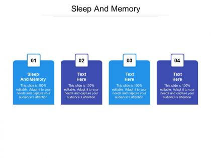 Sleep and memory ppt powerpoint presentation pictures design ideas cpb