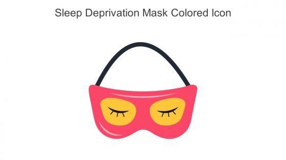 Sleep Deprivation Mask Colored Icon In Powerpoint Pptx Png And Editable Eps Format