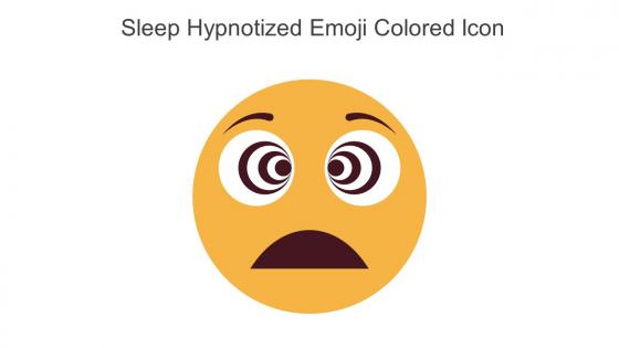 Sleep Hypnotized Emoji Colored Icon In Powerpoint Pptx Png And Editable Eps Format