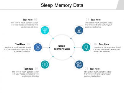 Sleep memory data ppt powerpoint presentation infographics mockup cpb