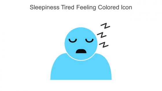 Sleepiness Tired Feeling Colored Icon In Powerpoint Pptx Png And Editable Eps Format