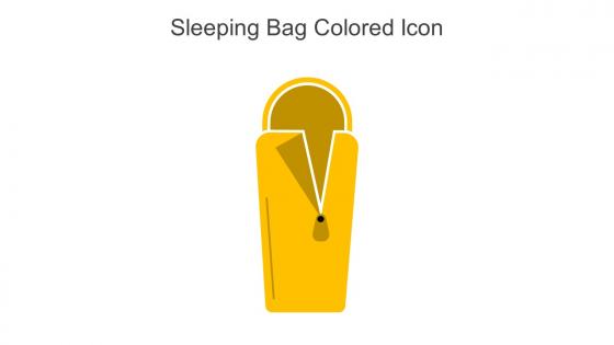 Sleeping Bag Colored Icon In Powerpoint Pptx Png And Editable Eps Format