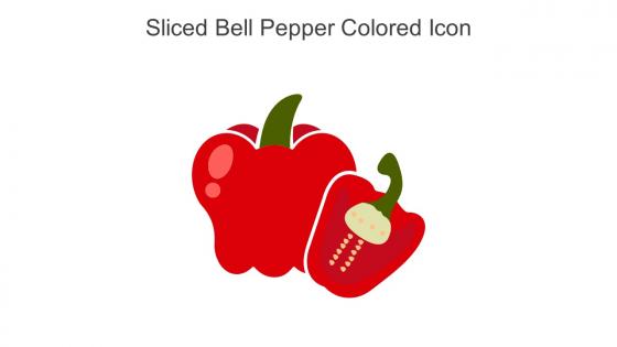 Sliced Bell Pepper Colored Icon In Powerpoint Pptx Png And Editable Eps Format