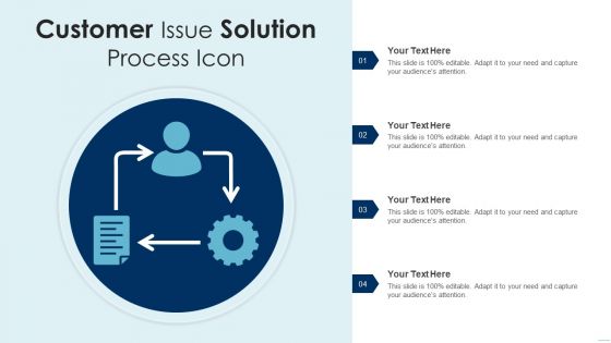 Customer Issue Solution Process Icon