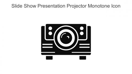 Slide Show Presentation Projector Monotone Icon In Powerpoint Pptx Png And Editable Eps Format