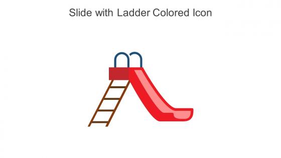 Slide With Ladder Colored Icon In Powerpoint Pptx Png And Editable Eps Format