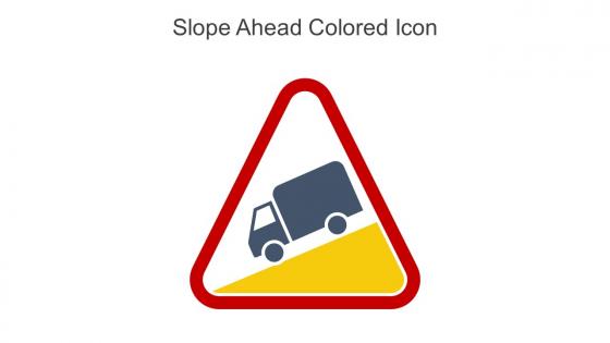 Slope Ahead Colored Icon In Powerpoint Pptx Png And Editable Eps Format