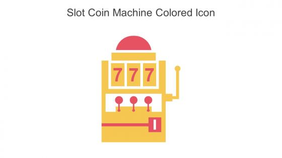 Slot Coin Machine Colored Icon In Powerpoint Pptx Png And Editable Eps Format