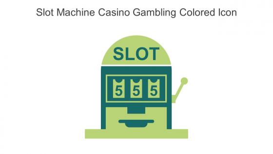 Slot Machine Casino Gambling Colored Icon In Powerpoint Pptx Png And Editable Eps Format