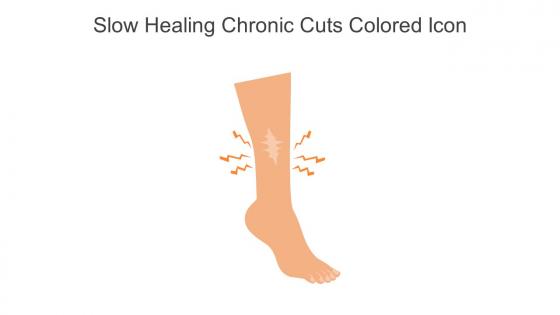 Slow Healing Chronic Cuts Colored Icon In Powerpoint Pptx Png And Editable Eps Format