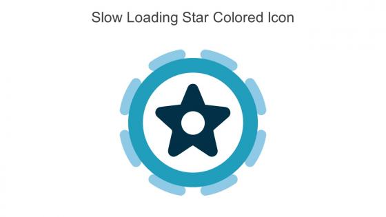 Slow Loading Star Colored Icon In Powerpoint Pptx Png And Editable Eps Format