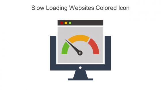 Slow Loading Websites Colored Icon In Powerpoint Pptx Png And Editable Eps Format