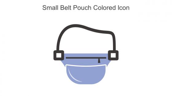 Small Belt Pouch Colored Icon In Powerpoint Pptx Png And Editable Eps Format