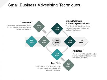 Small business advertising techniques ppt powerpoint presentation slides mockup cpb