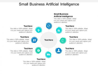 Small business artificial intelligence ppt powerpoint presentation ideas topics cpb