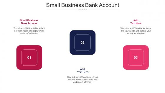 Small Business Bank Account Ppt Powerpoint Presentation File Ideas Cpb