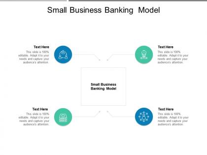 Small business banking model ppt powerpoint outline layout ideas cpb