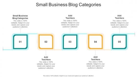 Small Business Blog Categories In Powerpoint And Google Slides Cpb