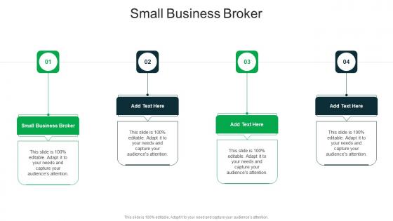 Small Business Broker In Powerpoint And Google Slides Cpb