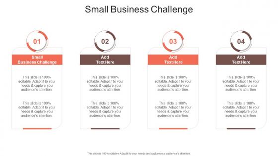 Small Business Challenge In Powerpoint And Google Slides Cpb