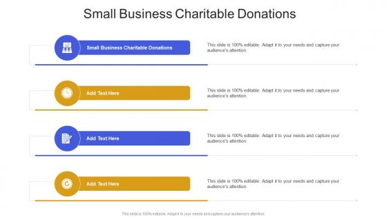 Small Business Charitable Donations In Powerpoint And Google Slides Cpb