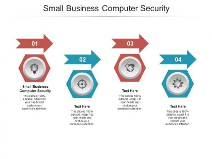 Small business computer security ppt powerpoint presentation show clipart images cpb