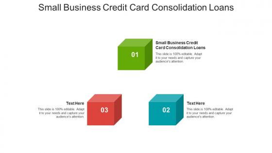 Small business credit card consolidation loans ppt powerpoint presentation gallery rules cpb