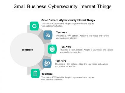 Small business cybersecurity internet things ppt powerpoint presentation brochure cpb