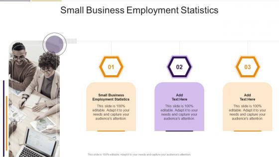 Small Business Employment Statistics In Powerpoint And Google Slides Cpb