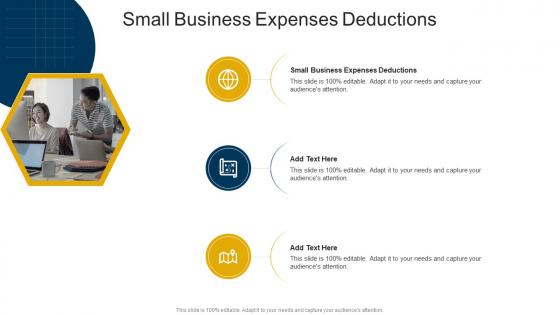 Small Business Expenses Deductions In Powerpoint And Google Slides Cpb