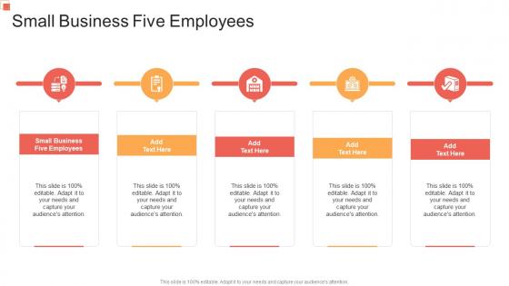 Small Business Five Employees In Powerpoint And Google Slides Cpb