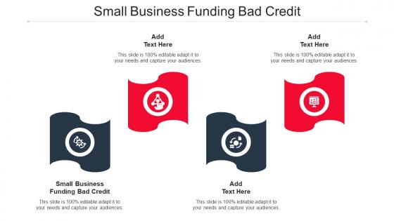 Small Business Funding Bad Credit Ppt Powerpoint Presentation File Portrait Cpb
