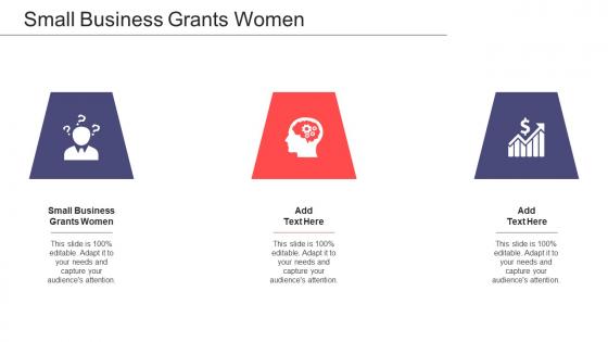 Small Business Grants Women Ppt Powerpoint Presentation Infographics Cpb