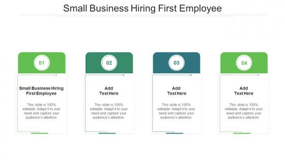 Small Business Hiring First Employee In Powerpoint And Google Slides Cpb