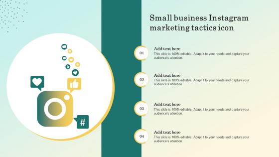 Small Business Instagram Marketing Tactics Icon