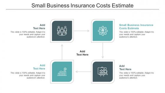 Small Business Insurance Costs Estimate Ppt Powerpoint Presentation Gallery Cpb