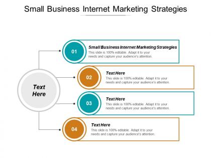 Small business internet marketing strategies ppt powerpoint presentation outline tips cpb