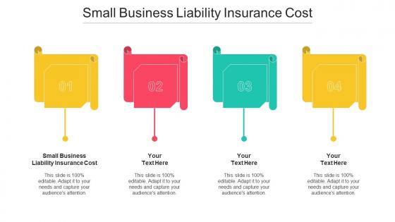 Small Business Liability Insurance Cost Ppt Powerpoint Presentation Pictures Cpb