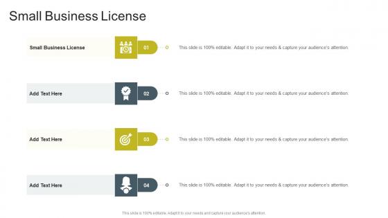 Small Business License In Powerpoint And Google Slides Cpb