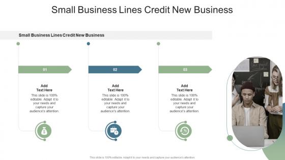 Small Business Lines Credit New Business In Powerpoint And Google Slides Cpb