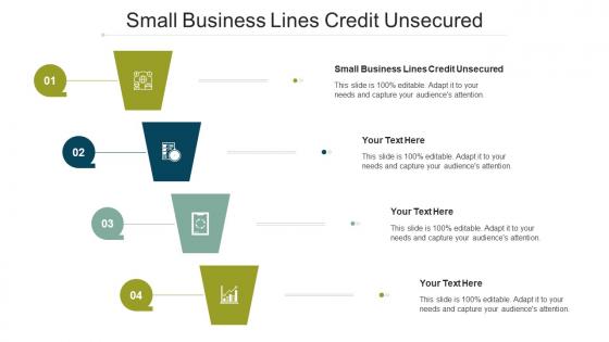 Small Business Lines Credit Unsecured Ppt Powerpoint Presentation Show Cpb