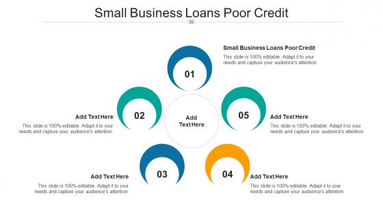Small Business Loans Poor Credit In Powerpoint And Google Slides Cpb