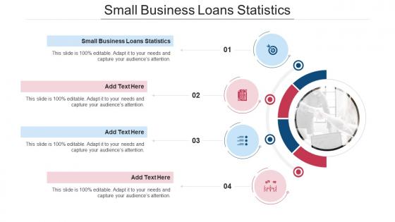 Small Business Loans Statistics In Powerpoint And Google Slides Cpb