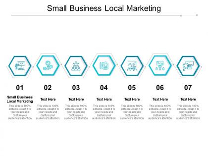 Small business local marketing ppt powerpoint presentation infographics introduction cpb