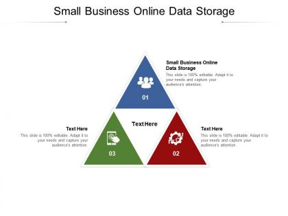 Small business online data storage ppt powerpoint presentation diagram graph charts cpb