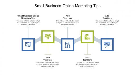Small Business Online Marketing Tips In Powerpoint And Google Slides Cpb