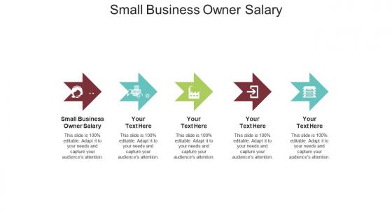 Small business owner salary ppt powerpoint presentation summary templates cpb